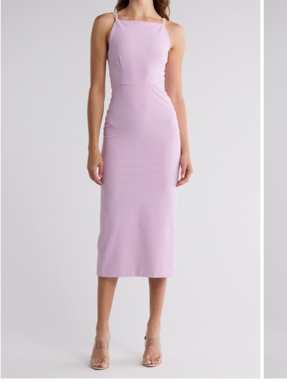 Reese chain strap midi dress